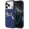 Etui Karl Lagerfeld IML Choupettes Karl  Script Logo MagSafe do iPhone 17 Pro Max niebieski